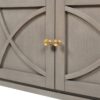 Dauphin - TV Stand Storage Display Console Table - Gray Cashmere - Image 19