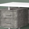 Computer Desk For Home Office, Laptop, Left, Right Set - Up, Storage Drawers, Modern - White - Image 9