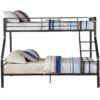 Caius - Twin Long Queen Bunk Bed - Gun - Image 5