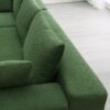 Modular Sectional Living Room Sofa Set, Modern Minimalist Style Couch, Upholstered Sleeper Sofa Salon, 2 Piece Free Combination, L-Shape - Green - Image 14