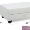Stylish Contemporary Seat - Pristine White - Image 5