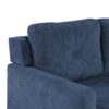 Horatio - Chenille 3 Seater Sofa - Navy - Image 9