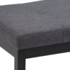 Lacey - Tufted Ottoman Bench - Slate Gray - Image 3
