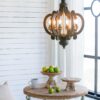 Cake Stand, Cake Plate With Magnesium Base - Cream / Brown - Image 4