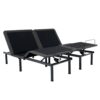 King Size Flex Head Quick Assembly Adjustable Bed Frame With Voice Activated Controls - Black - Image 11
