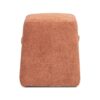 Oliver - Tapered Square Upholstered Ottoman - Spice Orange Fleeced - Image 3