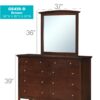 Elegant Casual Dresser - Cappuccino - Image 7
