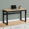 Computer Desk, Home Office, Standing, Adjustable, Laptop, Contemporary & Modern - Natural - Image 15