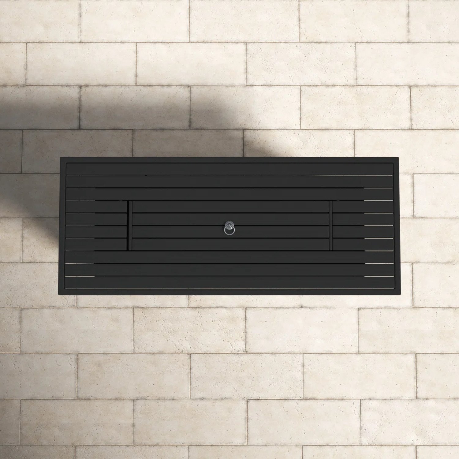 Propane / Gas Outdoor Fire Pit Table With Lid - Black - Image 6