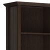 Acadian - 5 Shelf Bookcase - Brunette Brown - Image 3