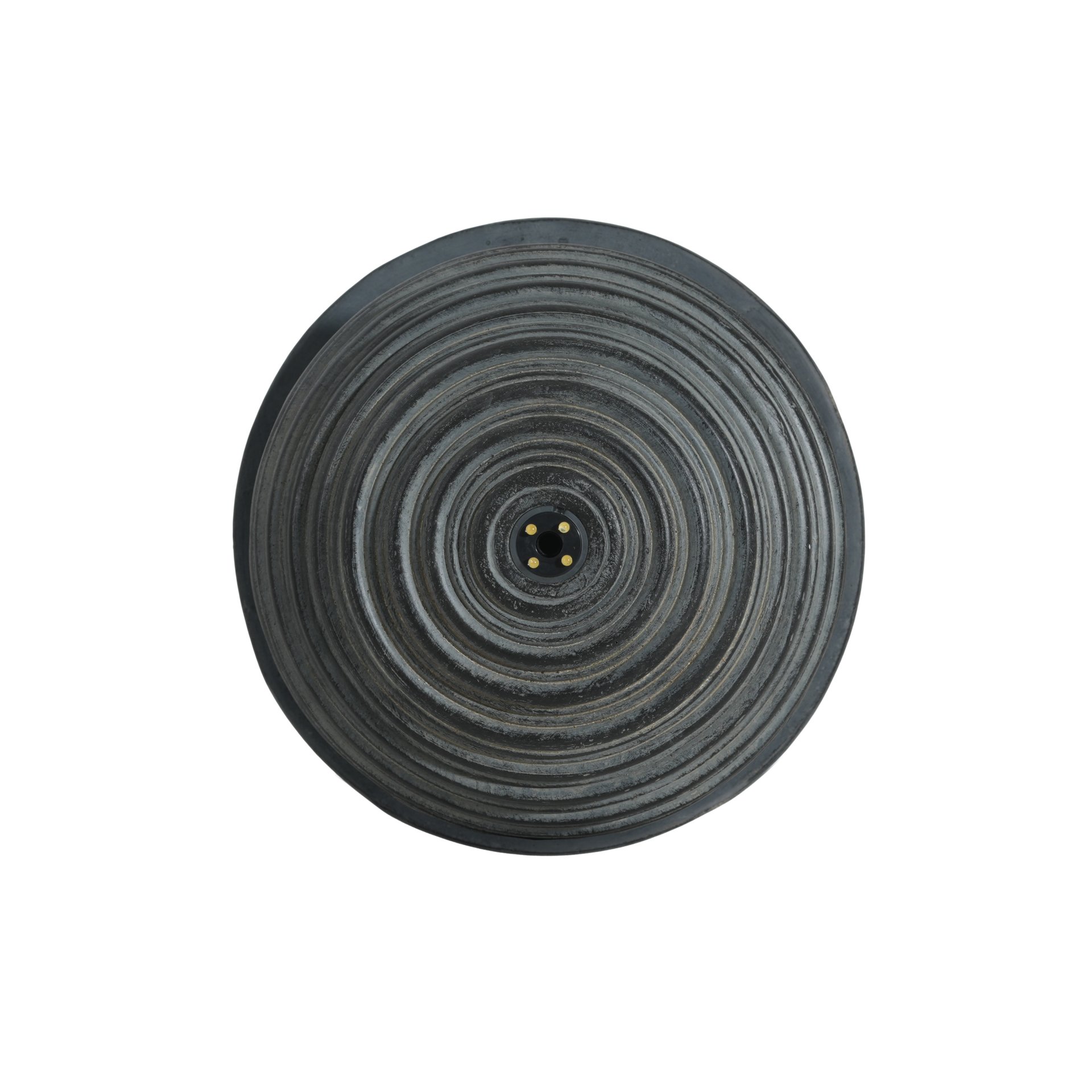 31.5" Tall Striped Column Fountain With LED Light Design For Outdoor Spaces - Gray - Image 10
