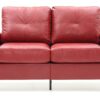 Modular Loveseat - Red - Image 2