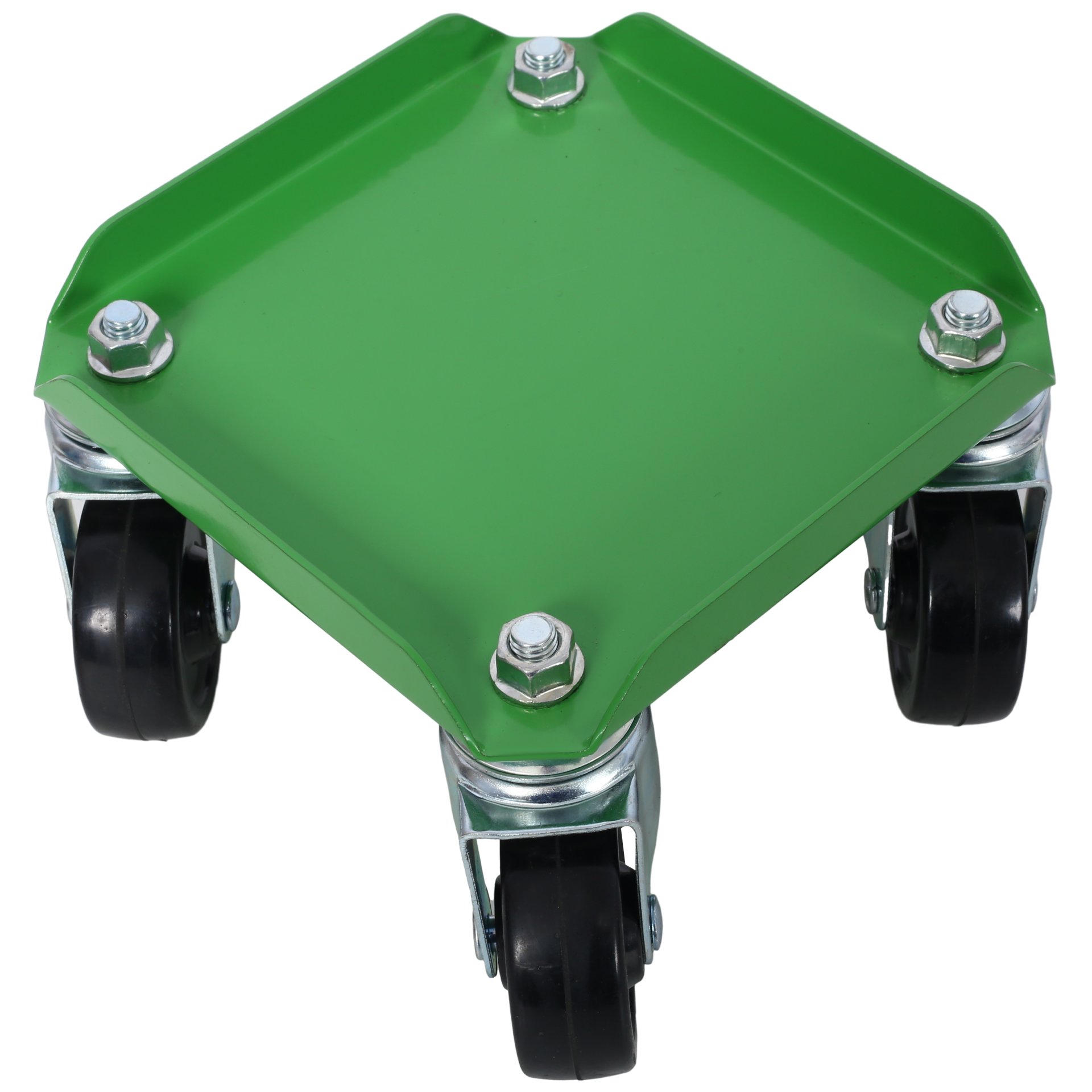 Heavy Duty Snowmobile Dolly V Slide With 2.5" Swivel Casters And Rubber Pad For Skis - Green - Image 12