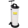Manual Oil Extractor Pump 9L Capacity For Automotive Fluids - White / Black - Image 7