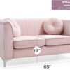 Delray - Loveseat - Pink - Image 5