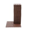 Interlocking Plastic Deck Tiles 44 Pack, 12" X 12" Waterproof Outdoor / Indoor Patio Flooring - Brown - Image 4