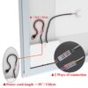 LED Bathroom Vanity Mirror, Wall Mounted Adjustable White / Warm / Natural Lights Anti-Fog Touch Switch With Memory Modern Smart Large Bathroom Mirrors - Silver - Image 15