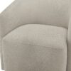 Ardena - Modern Sea Oat Swivel Barrel Chair - Beige - Image 5