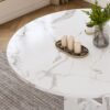 Round Dining Table For 4 - White - Image 6