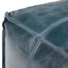 Manning - Square Pouf - Teal - Image 3
