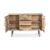 3 Drawer Sideboard With 2 Doors (KD Legs) - Natural - Image 9