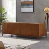 Mara - Tufted Sofa - Cognac / Tan - Image 5