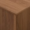 Modern Fluted Door Minimalist TV Stand For TVs Up To 65" - Mocha - Image 3