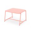 Modern Conrad Side Table Outdoor Metal - Coral Matte - Image 4