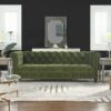 Alto - Tufted Chesterfield Sofa - Olive Green - Image 13