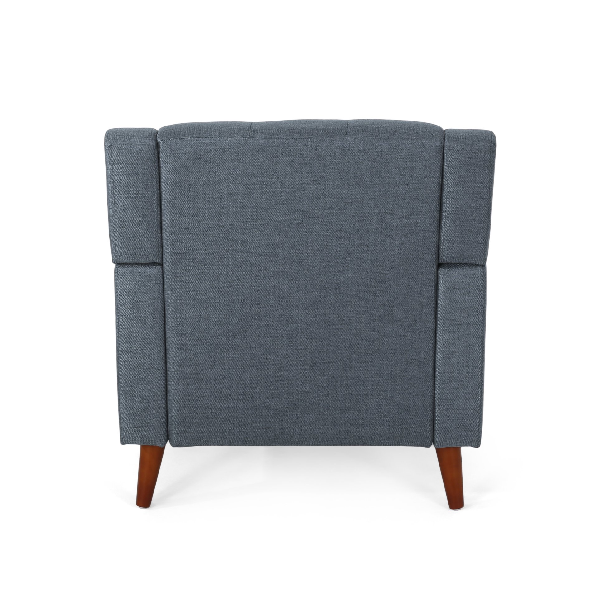 Luminaesque - Fabric Upholstered Armchair With Tufted Back - Dark Gray - Image 9