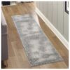 Geometrix - 2'7" X 9'10" Area Rug Runner & Geometric 3D Effect - Ivory / Gray - Image 5