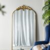 Full Length Mirror, Arched Mirror Hanging Or Leaning Against Wall, LargeMirror For Living Room - Gold - Image 7