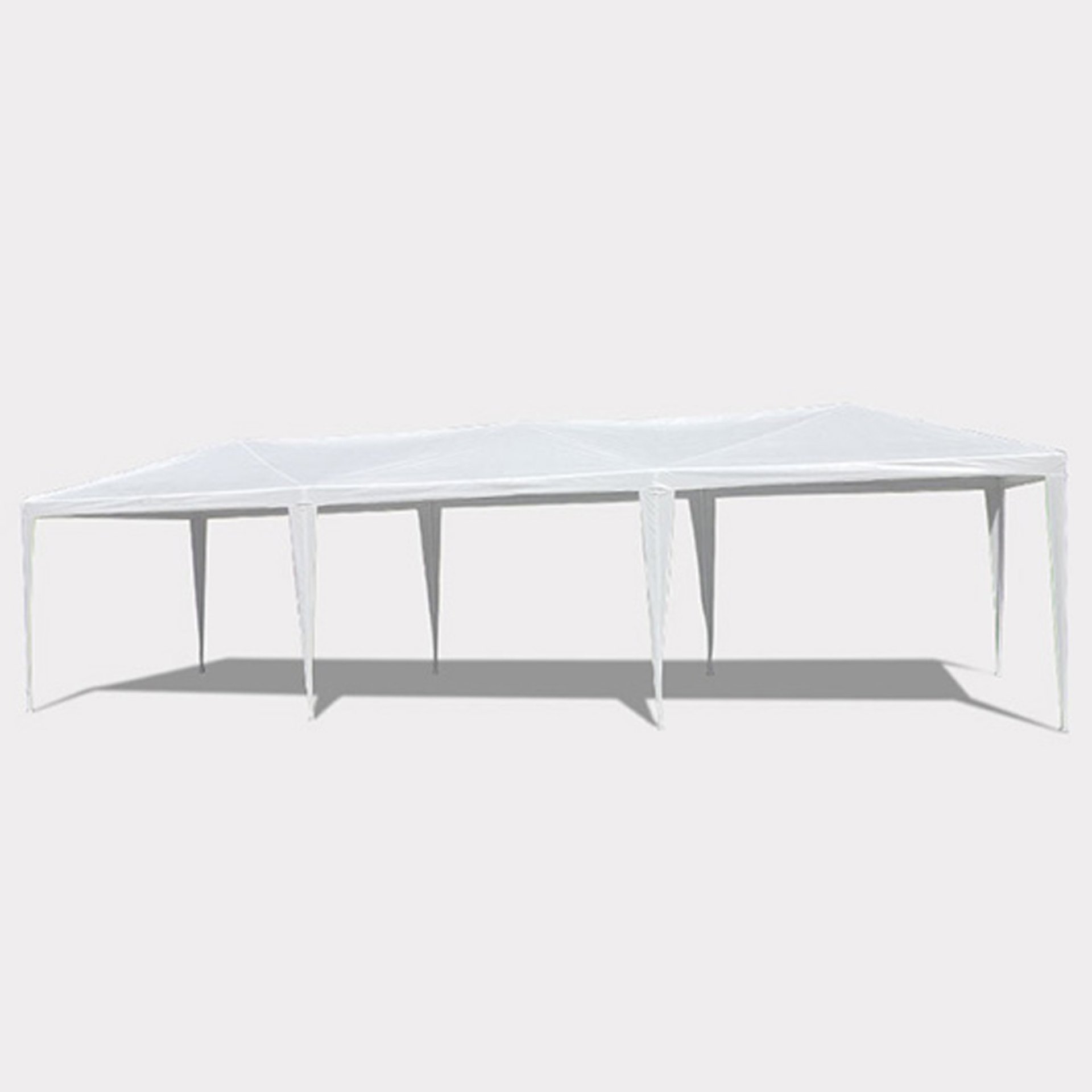 10X30' Wedding Party Canopy Tent Outdoor Gazebo With 5 Removable Sidewalls - White - Image 8