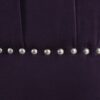 Dawn - Tufted Round Ottoman Nailhead Accents - Purple - Image 8