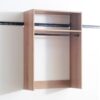 Devi - Wall Mounted Wood Closet System & Modular Units - Oak - Image 7