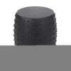 Outdoor End Table With Outstanding Studded Design - Matte Black - Image 5