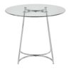 Cece - Contemporary Dinette Table - Chrome / Clear - Image 2