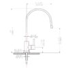 Design Lead Free Drinking Water Faucet - Brushed Nickel - Image 8