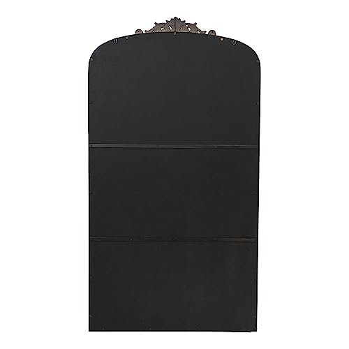 Full Length Mirror, Arched Mirror Hanging Or Leaning Against Wall Large Mirror For Living Room - Gold - Image 6