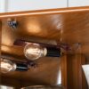 6 Shelf Corner Curio Display Cabinet With Lights, Mirrors And Adjustable Shelves (E26 Light Bulb Not Included) - Oak - Image 11