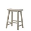 Alonzo - 17.5" Backless Ergonomic Counter Height Stool (Set of 2) - Light Gray - Image 3
