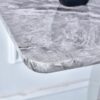 Modern Minimalist Light Rectangular Counter Bar Table For Bedroom Balcony Office - Light Gray - Image 10