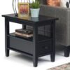 Warm Shaker - Narrow Side Table - Black - Image 8