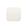 Bridge - Arched Upholstered Footstool Ottoman - Ivory White - Image 4