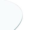 Modern Minimalist Circular Dining Table With Glass Top And Electroplated Metal Legs For Restaurants And Living Rooms - Silver / Transparent - Image 7