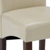 Cosmopolitan - Deluxe Tufted Parson Chair (Set of 2) - Satin Cream - Image 8
