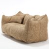 Comfortable Dual Beanbag Chair With High Resilience Foam Core For 2 People In Coffee - Coffee - Image 15