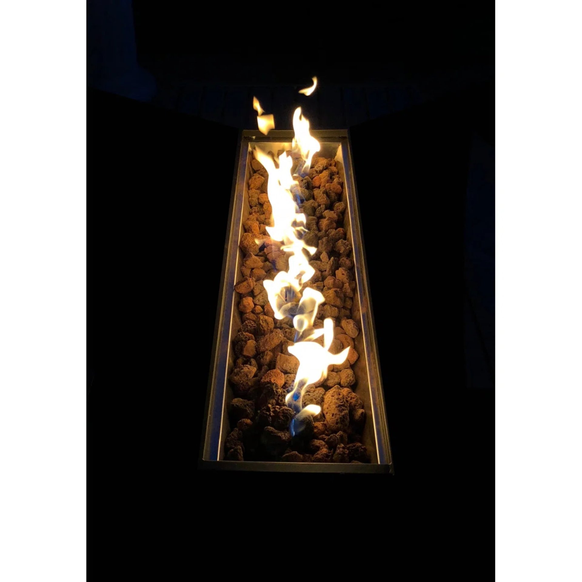 Casselton - Propane / Gas Outdoor Fire Pit Table With Lid - Black - Image 5