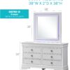 Verona - Stylish Dresser - Silver Champagne - Image 6