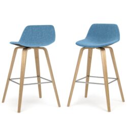 Randolph - Bentwood Multifunctional Counter / Bar Height Stool (Set of 2) - Blue